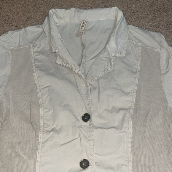 XCVI Keane Jacket Lightweight Parchment Beige Small - Picture 5 of 11